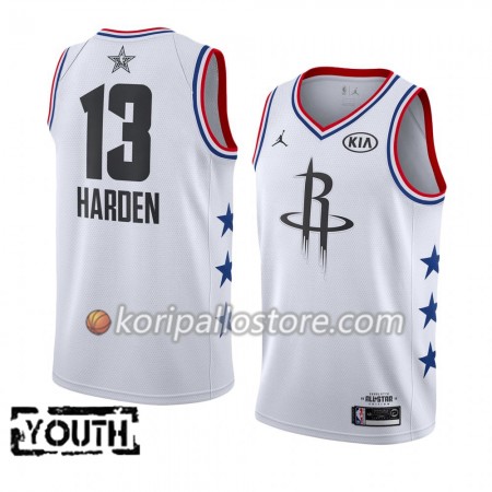 Houston Rockets James Harden 13 2019 All Star Jordan Brand Valkoinen Lasten Pelipaidat Swingman